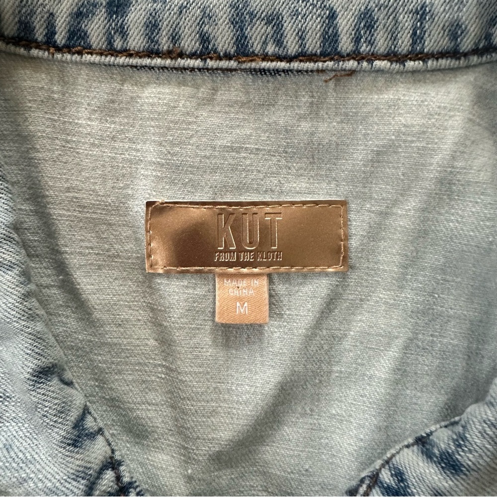 KUT from the Kloth Emma Boyfriend Denim Jacket - Picture 7 of 7